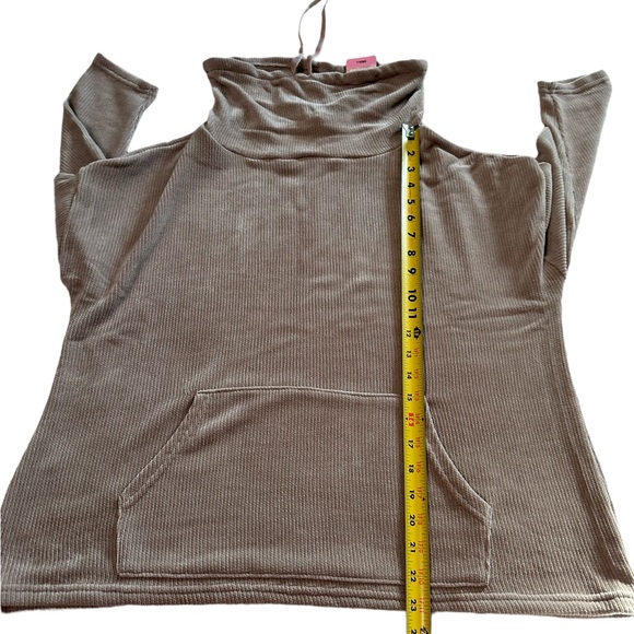 Spring + Mercer Chenille Collared Drawstring Sweater Size Small - Picture 5 of 15